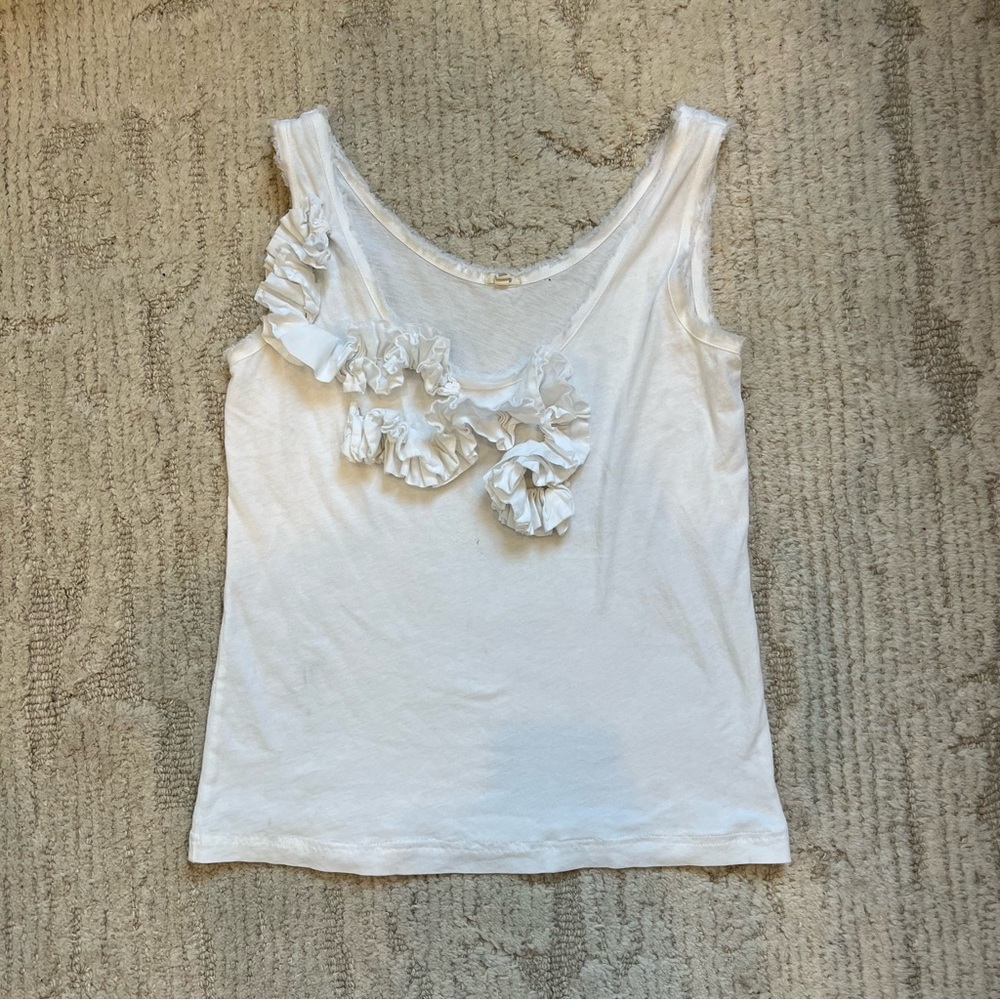 🤍 WHITE ROSE TANK 🤍 - Picture 5 of 6